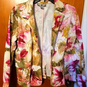 Caribbean Joe Floral blazer